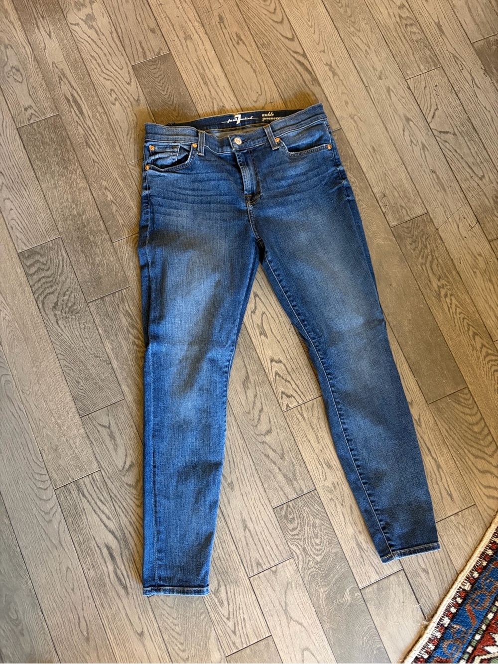 7 For All Mankind Jeans - Ankle Gwenevere Style, Size 30